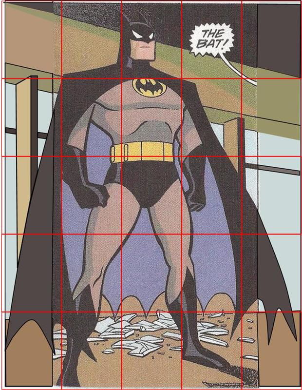 Batman quilt design